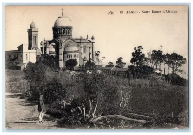 c1910 Notre Dame D'Afrique Algiers Algeria Antique Unposted Postcard