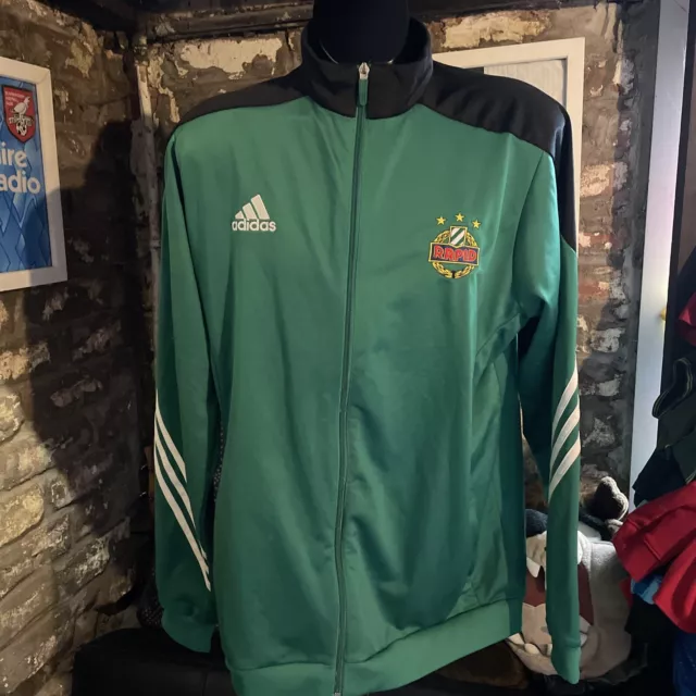 Rapid Wien Vienna Football Adidas Track Jacket Xl Extra Large