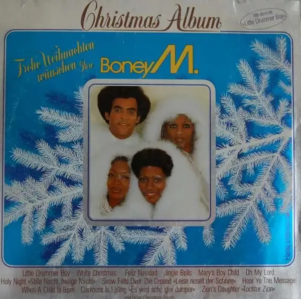 Boney M. Christmas Album Hansa International Vinyl LP