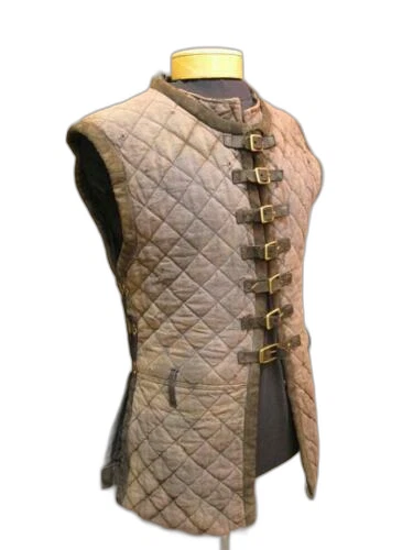 Épais Rembourré Brillant Couleur Coton Gambeson Sleevefs