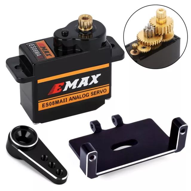 Emax ES08MA II 12g Metallgetriebe Servo Motor for 1/24 RC Car Axial SCX24 3