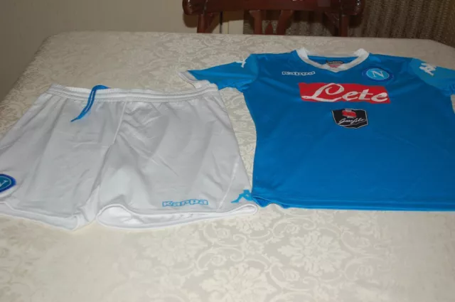 Robe de Kappa, Completo SSC Napoli,  anni 12, Sponsor Lete e Garofalo, Usato 2