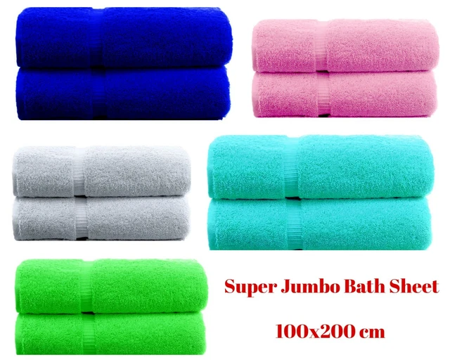 Extra large Bath Sheets 100% Egyptian Combed Cotton Super soft Towels 600 gsm