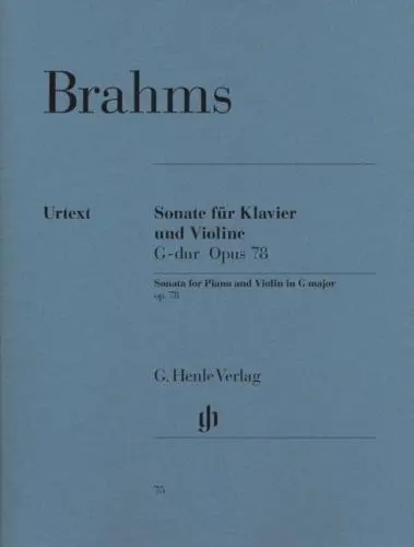 Sonate für Klavier und Violine G-dur op.78, Brahms, PORTOFREI VOM FACHHÄNDLER !
