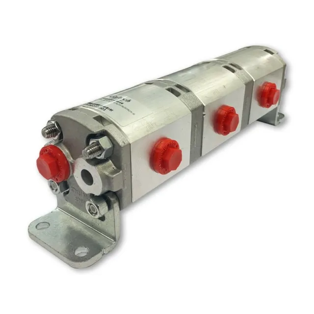 Geared Hydraulic Flow Divider 3 Way Valve, 1.2cc/Rev, without Centre Inlet
