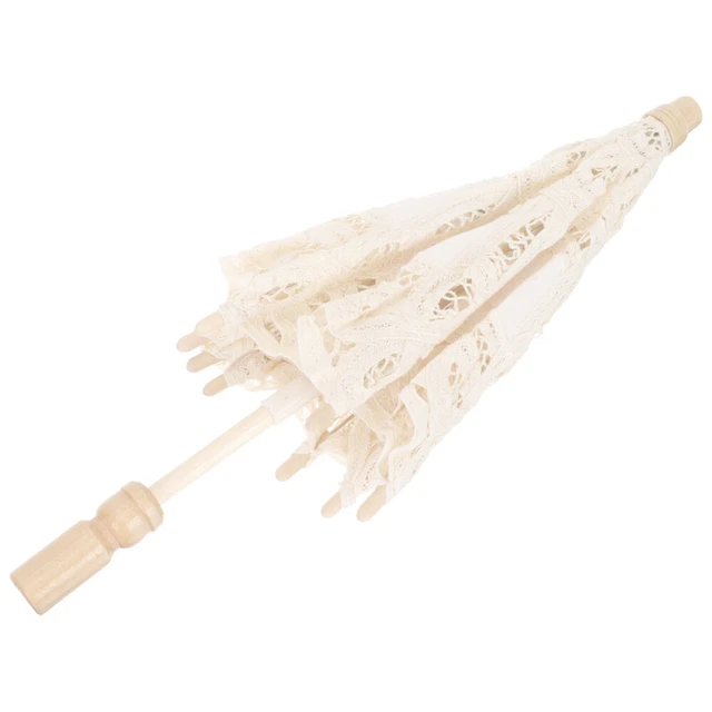 Ombrello Pizzo Ricamo Cotone Ombrello Pizzo Bianco Necessità