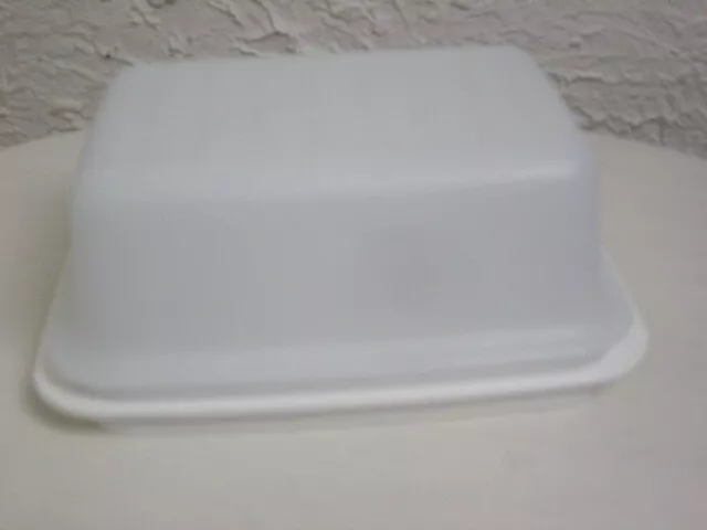 Tupperware Junge Welle Butterdose / Butterschatz weiß -  Butterstein - NEU