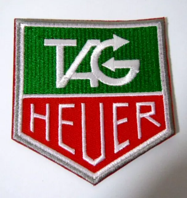 TAG HEUER Iron-On Embroidered Automotive Car Racing Patch 3"
