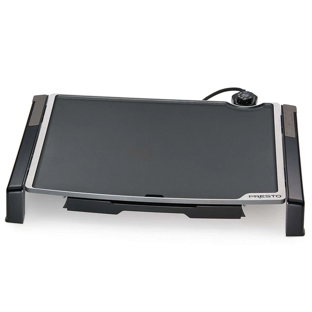 19-inch Electric Tilt-N-Fold XL™ Griddle 07073, Black