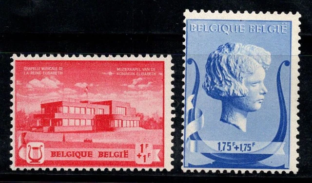 Belgique 1940 Mi. 530, 532 Neuf ** 100% Reine Elizabeth