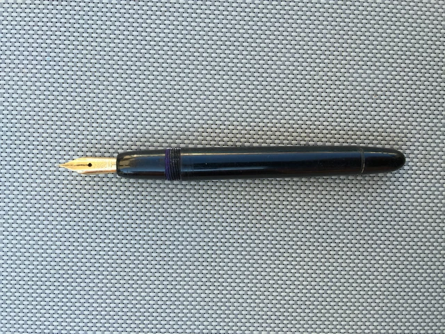 Stylo Plume De Collection Réplique Ancien - Nacré/bois Et Métal - Avec Réservoir N°7 - Neuf étiqueté