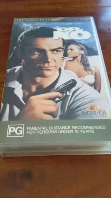 DR. NO (JAMES Bond 007) - Sean Connery, Ursula Andress & Jack Lord VHS ...