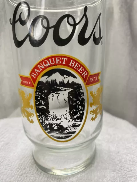 Old 1980’s Coors Drinking Glass