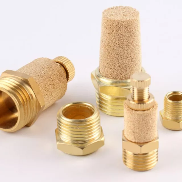 Pneumatic Silencer Sintered Bronze Silencer Pneumatic Air Muffler BSP Thread