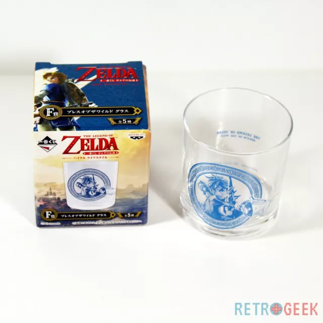 Glass The Legend of Zelda : Breath of the Wild Prize F Ichiban Kuji Nintendo VGC