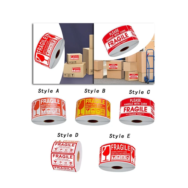 OFITURIA Papier Bulles Emballage 50cm x 10m - Pack Fragile avec 12