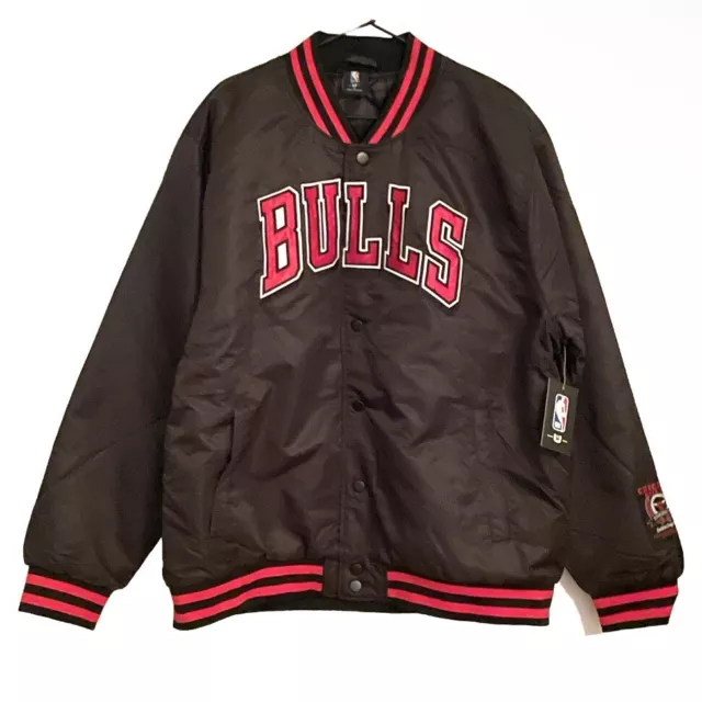 Chicago Bulls NBA Team Apparel Bomber Jacket Size 2XL