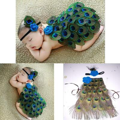 Baby Peacock Clothes Newborn Photo Photography Prop Outfit Styling Clothing