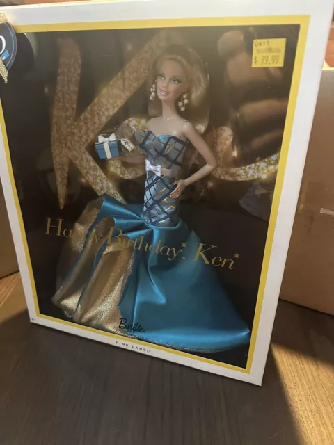 MATTEL BARBIE COLLECTOR Happy 50th Birthday Ken Glamour Barbie