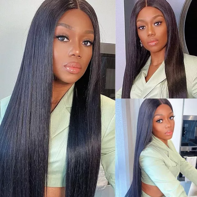 T Part Lace Frontal Human Hair Wig 100% HUMAIN HAIR REMY ET VIERGE