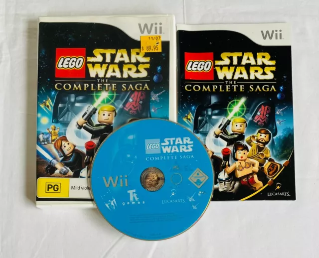 LEGO STAR WARS The Complete Saga Nintendo Wii PAL Video Game FREE