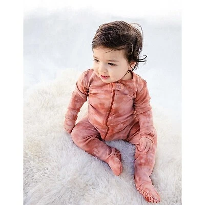 Leveret Baby Footed One Piece Pajamas Mix Dye Cotton - Pink Tie-Dye 18-24 Months Leveret Baby Footed One Piece Pajamas Mix Dye Cotton - Pink Tie-Dye 18-24 Months