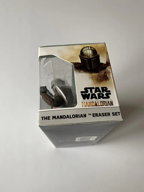 starwars mandalorian erasers set 3pc set new disney 7