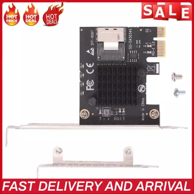 Mini PCI Express 1X Expansion Card 6Gbps Mining Accessories for Windows/Linux