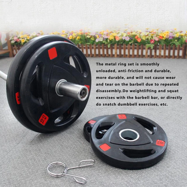 Gym Three Holes Hand Barbell Slice Large Holes Domestic Weight Lifting Fitness E