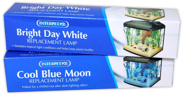 Interpet Aq3 15W Bulb Lamp Tube Light Fish Pod Cool Blue White Moon Tank