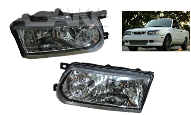 New Headlights Lamp Light For Nissan B13 Sentra 1991 1992 1993 1994 LHD - Clear