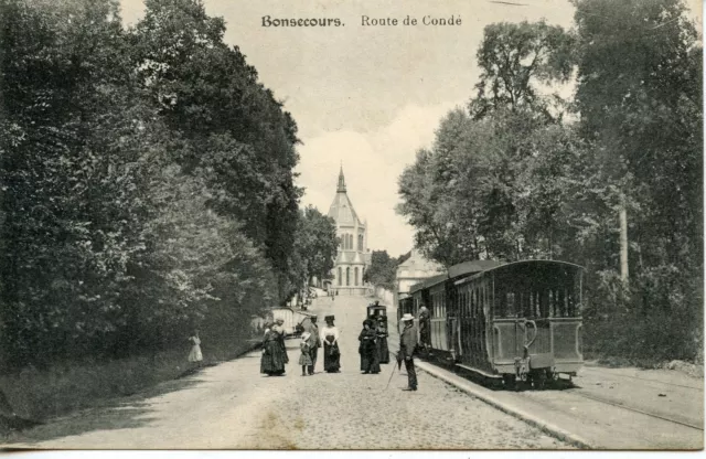 Carte Postale / Postcard / Belgique / Bonsecours Route De Conde