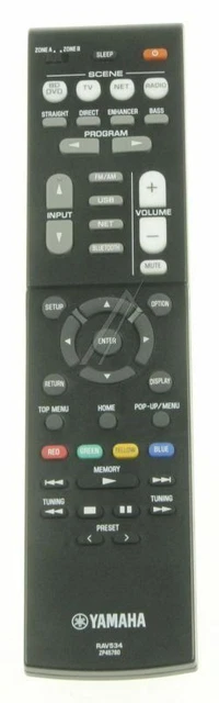 TÉLÉCOMMANDE D'AV RÉCEPTEUR Yamaha HTR-4071 EUR 48,72 - FR