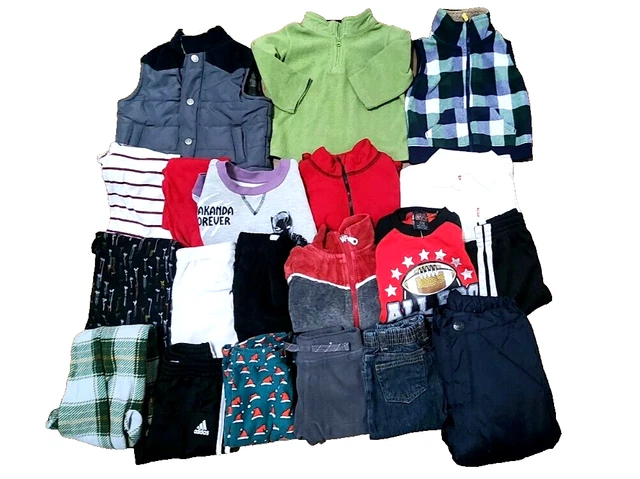 Tenue George Pour Garçon 5-6 Ans - Top Manches Longues Et Jogger Noirs