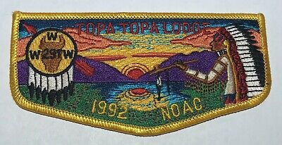 OA Lodge 291 Topa Topa Flap Mint 1992 NOAC  DC2