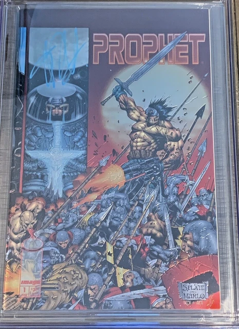 Prophet Volume 2 #1 CHROMIUM FOIL COVER CGC SS 9.4 signed Stephen Platt 2