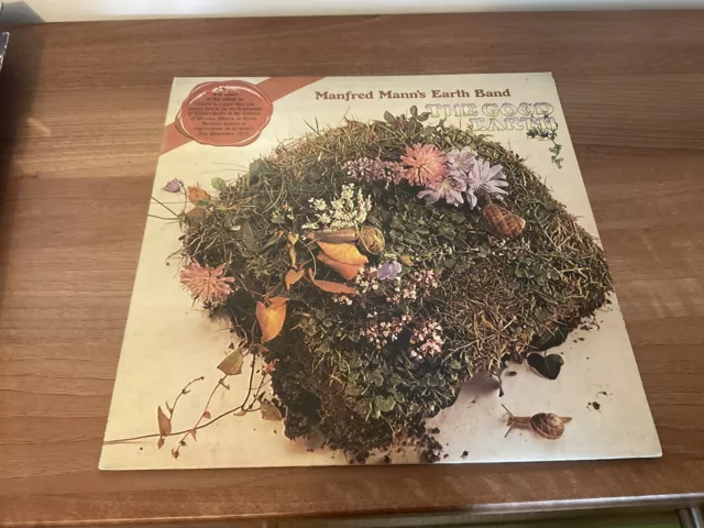 MANFRED MANN'S EARTH BAND - The Good Earth - LP vinyl UK 1974 land PROG ROCK