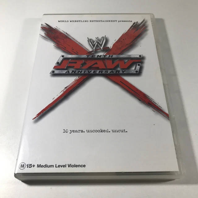 WWE RAW 10TH Anniversary DVD Region 4 NTSC Wrestling Sports M15+ £4.93 PicClick UK