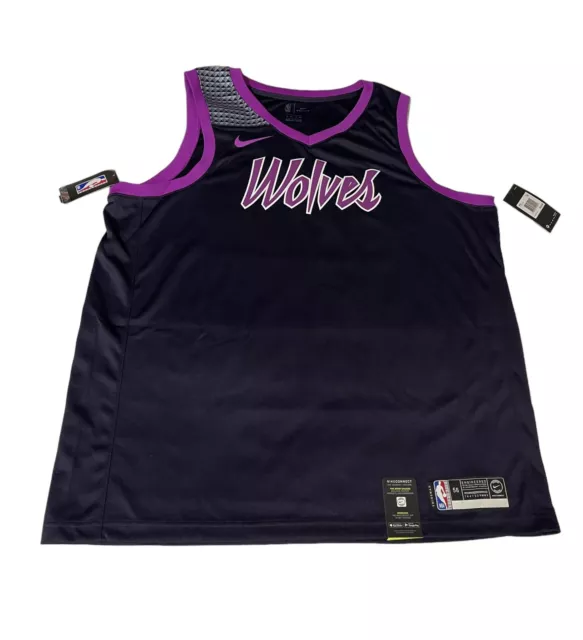 Prince Purple City Edition Nike Swingman Karl-Anthony Towns Timberwolves  Jersey