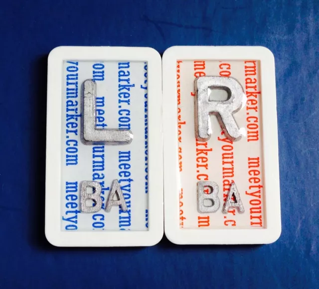1 SET of Custom "meetyourmarker.com" Script X-Ray Markers Imaging Xray Film Lead