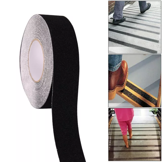 15M High Grip Anti Tape Non Adhesive Backed Tape (Black)