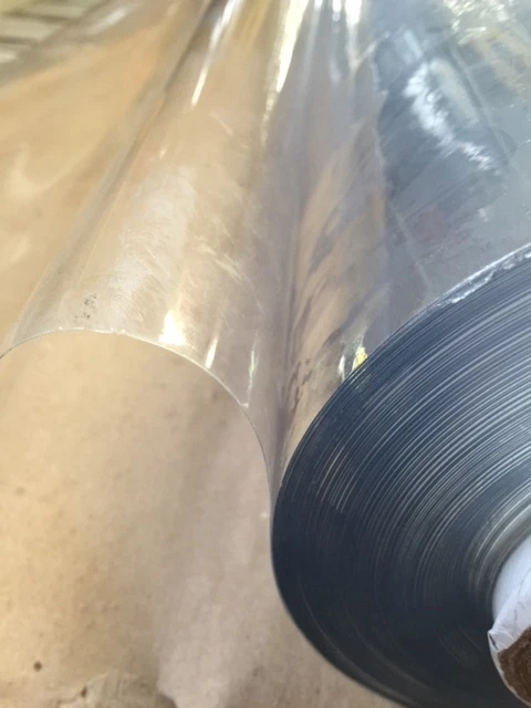Nappe PVC Cristal Transparent épaisseur 80/100 - Largeur 140 Cm - Vendu Au Mètre - Neuve