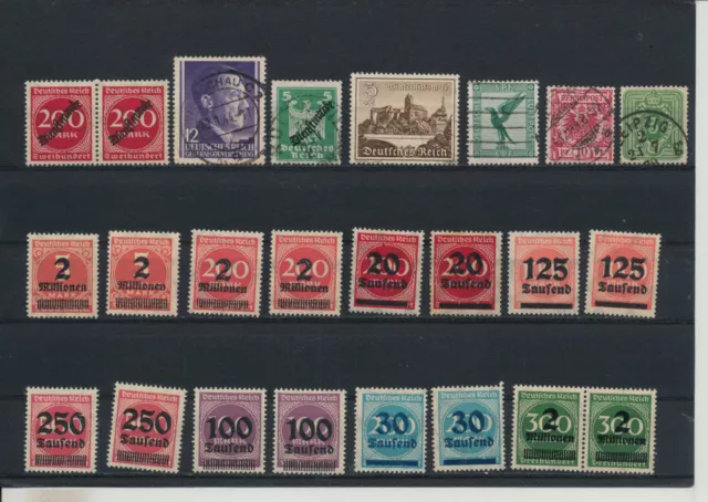 Germany, Deutsches Reich, Nazi, liquidation collection, stamps, Lot,used (RT 13)