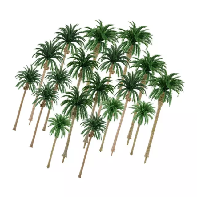 Plastic Coconut Palm Model Trees Decoration Natural DIY Landscape Tree Model