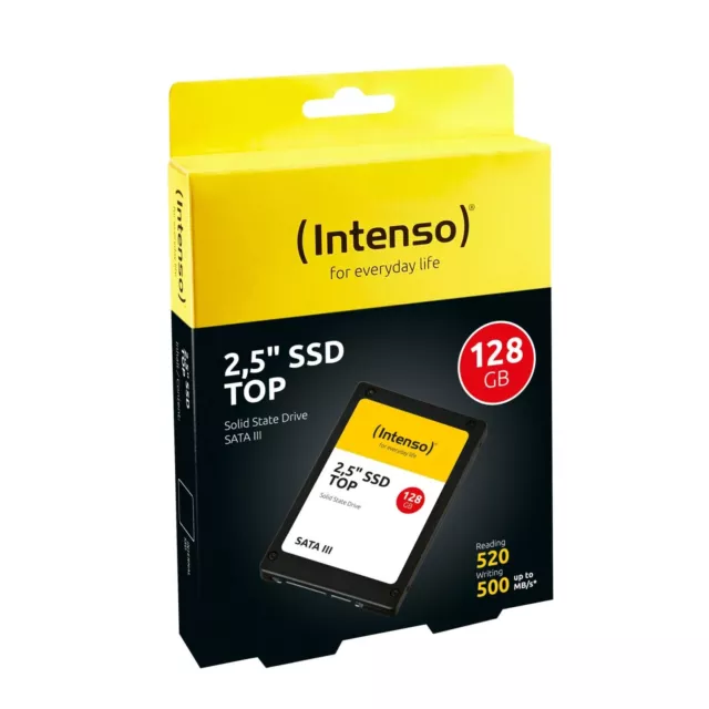 kQ Intenso 2,5" SSD intern TOP 256 GB SATA III Festplatte Solid State Drive