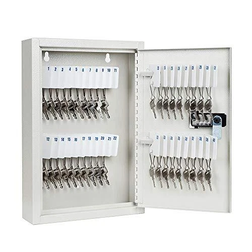 40 KEYS STEEL Safe Key Storage Lock Box Key Management Wall