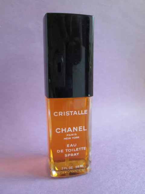 VINTAGE CRISTALLE CHANEL Eau De Toilette Spray 2 fl oz 60 ml