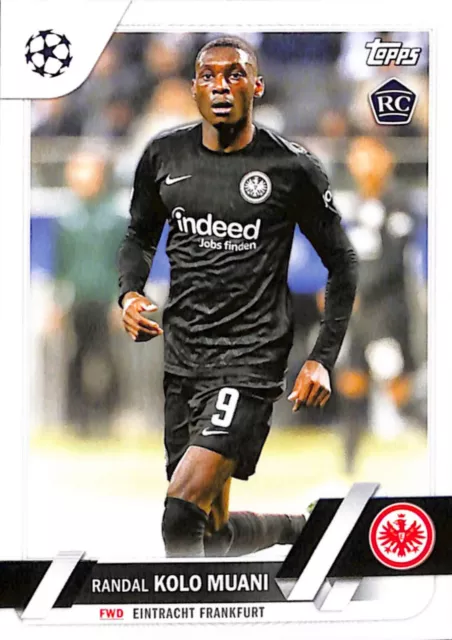 2022-23 Topps UEFA Club Competitions #149 RANDAL KOLO MUANI Frankfurt Rookie RC