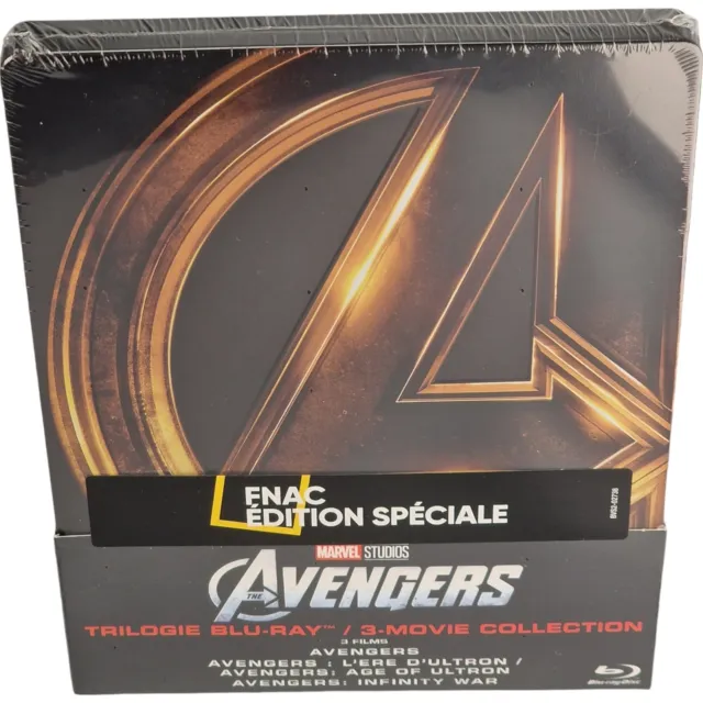 Avengers Avengers Coffret Trilogie 3 Films Blu-ray SteelBook 2014 Fnac Zone B