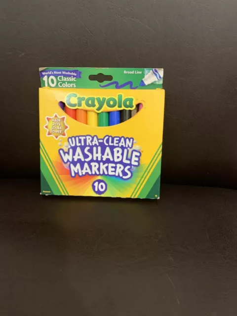Crayola 20 Count Classic Ultra-Clean Washable Broad Line Markers